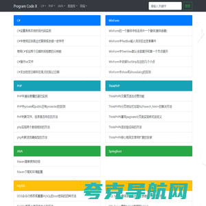Program Code X - 软件开发过程中用到的编程技术