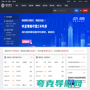 域名集市 - 买卖域名、备案域名、快速代备、流量域名