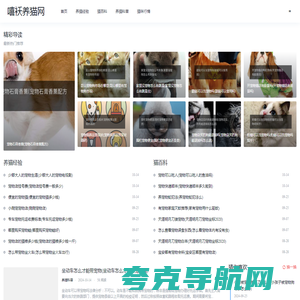 为铲屎官科普养猫经验知识-嘻袄养猫网